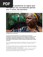 Entrevista Conceição Evaristo