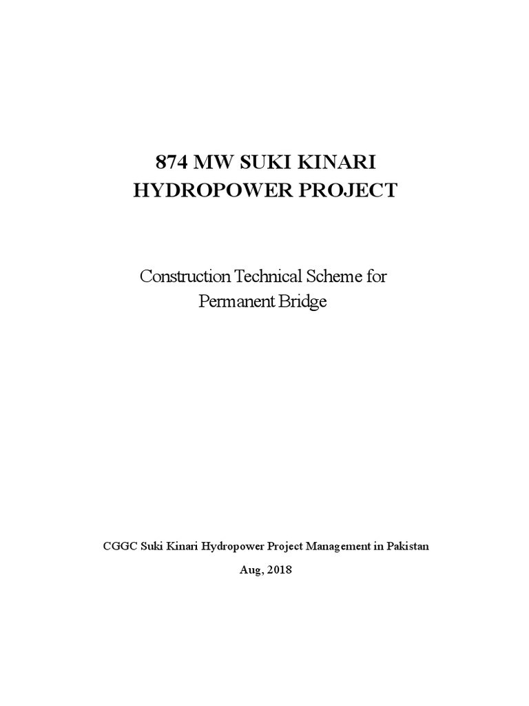 Method Statement of Permanent Bridge | PDF | Deep Foundation | Personal ...