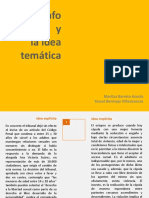 El Párrafo y La Idea Temática: Maritza Barreto Acosta Yosset Bermejo Villavicencio