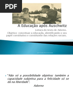 A Educação Após Auschwitz
