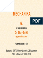 Dr. Bitay Enikő Statika