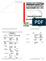 Materi Dan LPJ Pc. Ipnu-Ippnu 2014 - 2