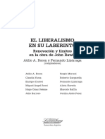 Boron, Atilio; Lizarraga, Fernando. Introdução a El Liberalismo en Su Laberinto