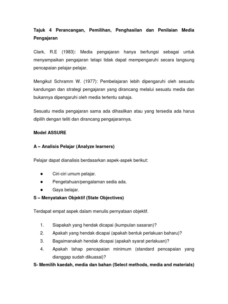 Tajuk 4 Perancangan Pdf