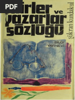 0655 - Sozluk Shairler Ve Yazichilar Sozlughu Shukran Kurdakul PDF