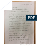 Carta Escrita Por Miriam