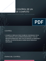Fases de Control de Un Sistema de Computo