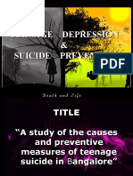 Teenage Depression & Suicide Prevention