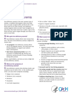 Fact Sheet Iron Deficiency Anemia PDF