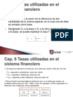 Presentación Cálculo Financiero Tasas Utilizadas en El Sistema Financiero