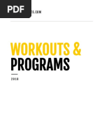 Elitefts Workouts Programs 2018