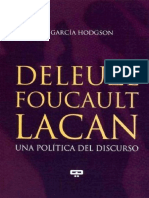 García Hodgson, Hernán - Deleuze, Foucault, Lacan. Una Política Del Discurso