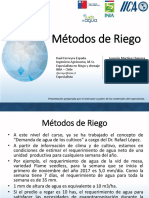 Métodos de Riego