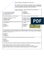 Prueba Historia y Geogrfia Noviembre Sexto Año 2018