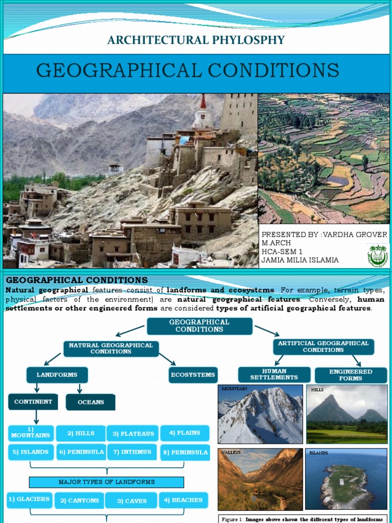 Geographical Conditions: Architectural Phylosphy | PDF | Continent ...