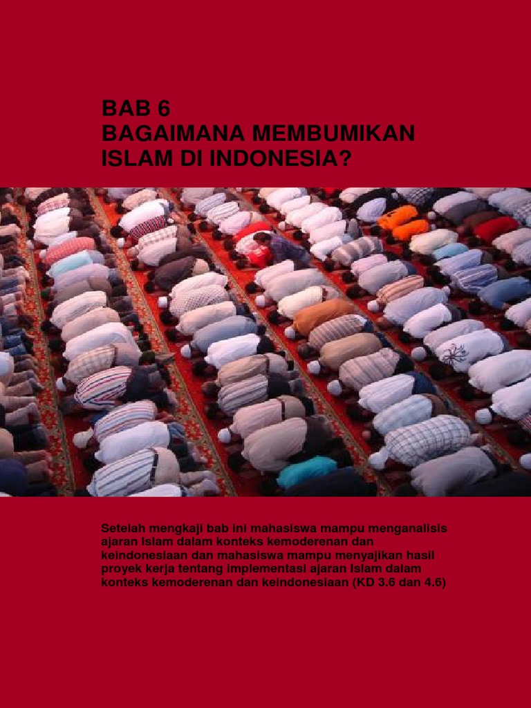 Draft: Bab 6 Bagaimana Membumikan Islam Di Indonesia?