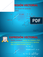 Expresión Vectorial