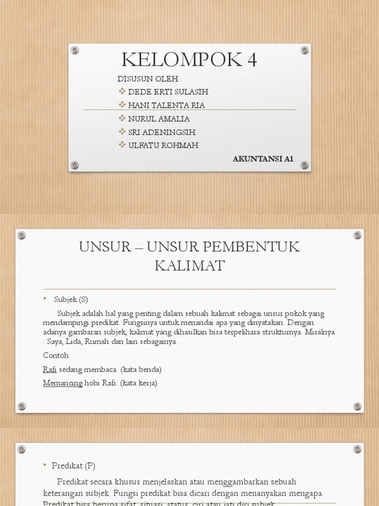 Ppt Kalimat Bahasa Indonesia