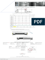 Dimensions of Weld Neck Flanges and Stud Bolts ASME B16.5 NPS 3