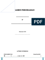 SAKRAMEN] Sakramen PernikahanJudul singkat yang dioptimalkan  untuk dokumen tersebut adalah:[JUDUL] Liturgi Pernikahan Katolik