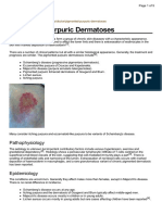 Pigmented Purpuric Dermatoses: Pathophysiology