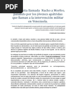 De la bestia llamada  Nacho a Morfeo.docx