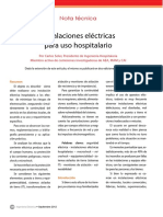 Ie269 Soler Instalaciones Electricas para Uso Hospitalario PDF