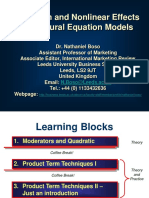 Structural Equation Modelling (SEM)