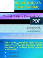 Tindak Pidana Korupsi IV