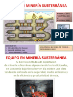 5 Equipo en Minería Subterránea Expocinn