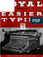 Royal KMM Typewriter Manual