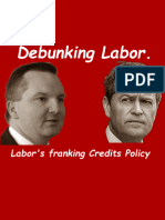 Bowen Claims Franking Credits Refunds Not Overpaid Tax.