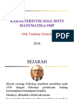 Karakteristik Soal HOTS Matematika SMP-1 PDF