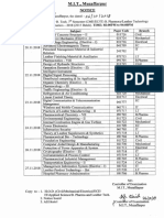 Exam Schedule AKU 2018