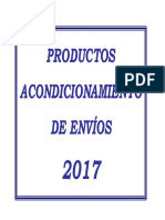 Catálogo de Productos 2017 - Anexo Tema 11