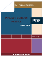 Project Work On Physics: Dav Kapildev Public School