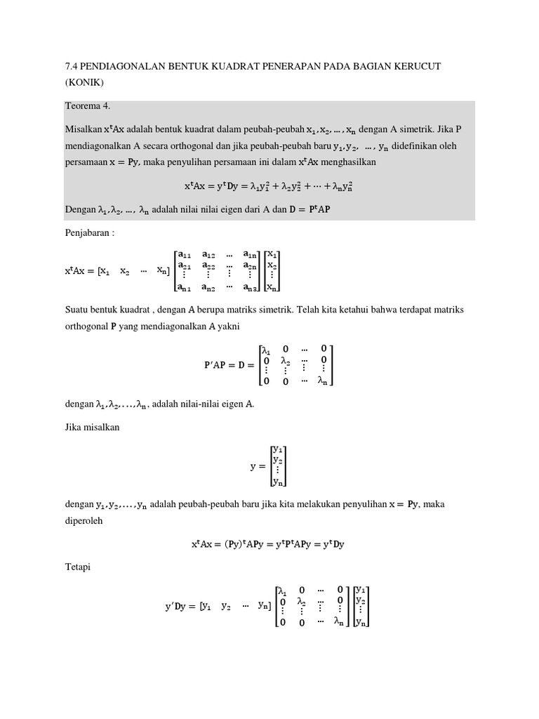 Teorema 7 4 Dan 7 5 Pdf