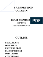 Gas Absorption Column Design and Testing