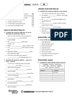 Grammar - Vocabulary - 1star - Unit6 2013 03 20 18 41 57 PDF