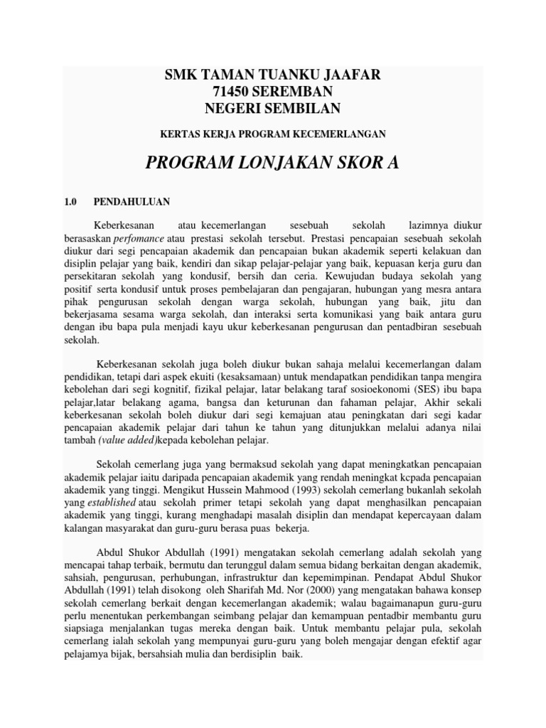 Kertas Kerja Pdf