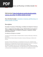 Download Essentials of Anatomy and Physiology 1st Edition Saladin Test Bank by gejebo SN393500404 doc pdf