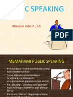 Public Speaking Khaessar