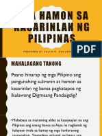 Mga Hamon Sa Kasarinlan NG Pilipinas #1
