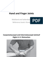 Hand and Finger Joints: Maitland and Kaltenborn Reference Book: Kisner