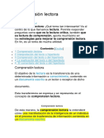 Comprensión Lectora 1