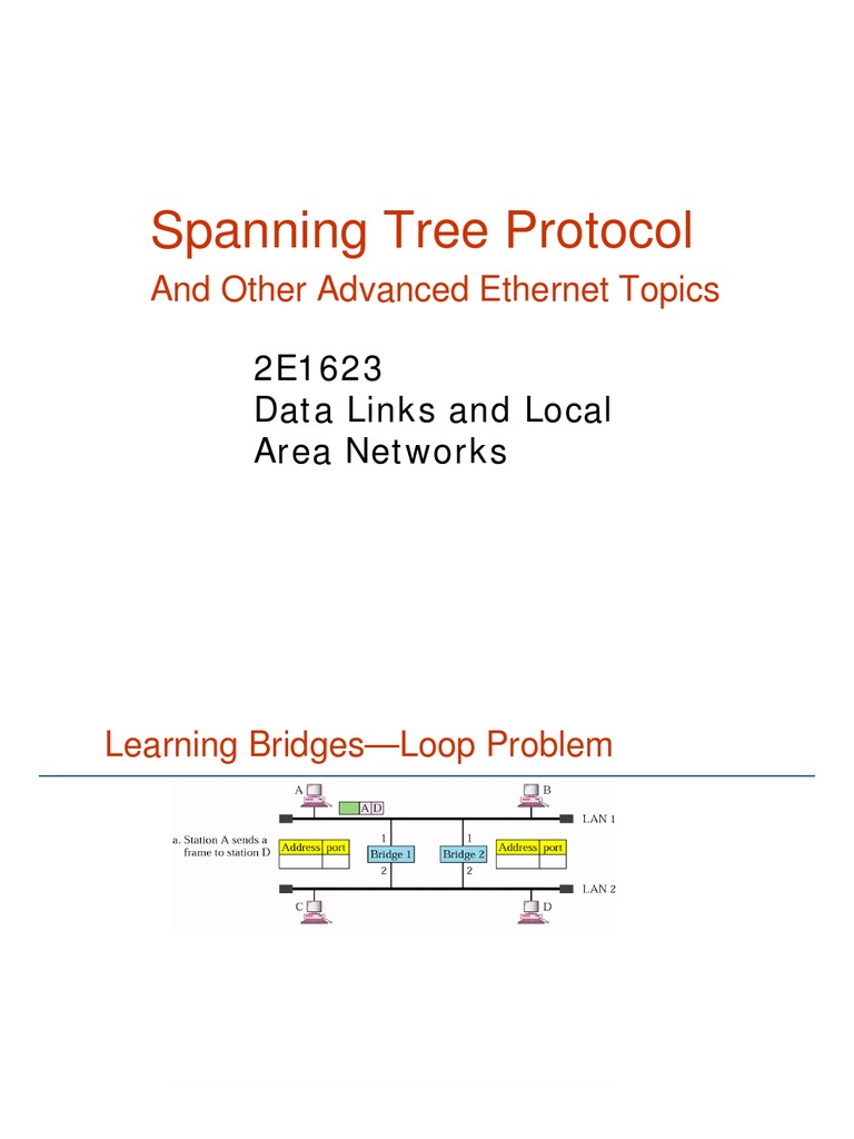 Understanding Spanning Tree Protocol | PDF | Quality Of Service ...