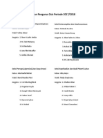 Susunan Pengurus Osis Periode 2017