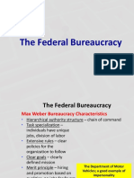 Max Weber's Bureaucracy Characteristics in the Federal Government