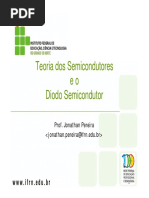 Teoria de semicondutores e diodo