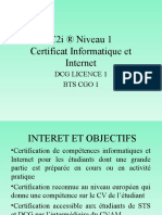 C2i R Niveau 1 Presentation